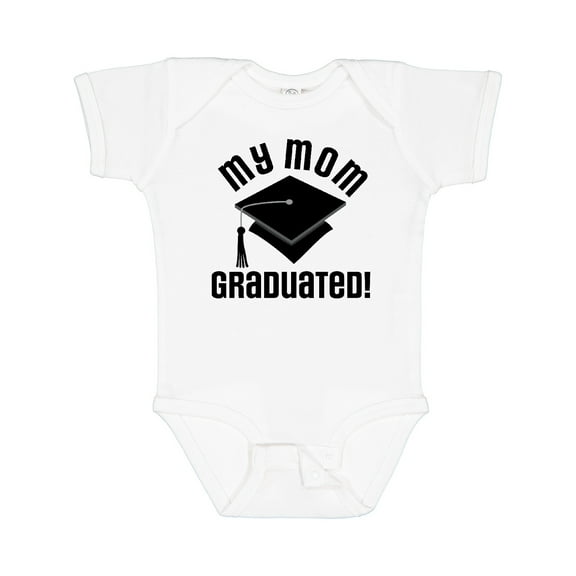 Inktastic My Mom Graduated Boys or Girls Baby Bodysuit