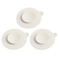 thumbnail image 1 of Tapetes para vajilla creativos para bebé, almohadillas para cuenco con ventosa para bebé, tapetes para tazas de silicona, 3 uds., 1 of 5