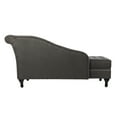 Southern Enterprises Avaleni Storage Chaise Lounge, Gray