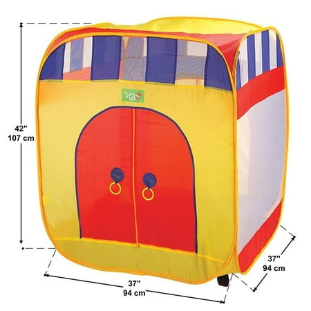 BodyJ4You® Play Tent Portable Folding Cubby Play House Kids Girl Boy
