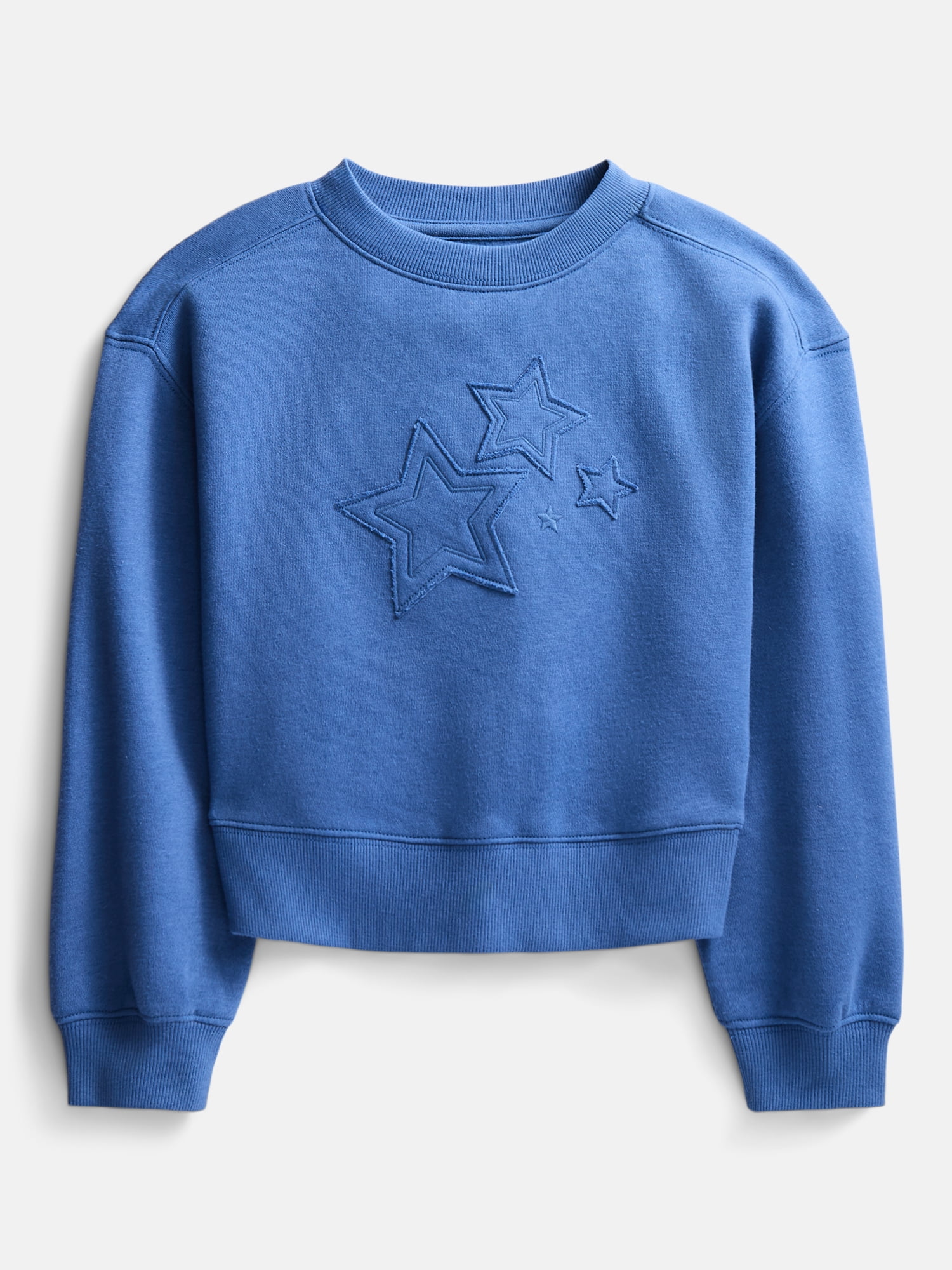 Wonder Nation Girls Fleece Sweatshirt and Jogger Sweatpant, 2 Piece Set, Sizes 4-18 & Plus