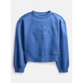 thumbnail image 2 of Wonder Nation Girls Fleece Sweatshirt and Joggers Set, 2 Piece, Sizes 4-18 & Plus, 2 of 5