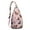 Pink-3, variant on Boho Watercolor Horse Sling Backpack – Floral & Abstract Pony Print Crossbody Bag for Travel, Hiking & Everyday – Gifts for Horse Lovers
