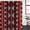 Red, variant on Red Black Boho Shower Curtain Set - Extra Long 72" x 96" Washable Bathtub Curtain with 12 Hooks, Geometric Vintage Abstract Art Waterproof Fabric Stall Shower Curtains for Bathroom/Bathtub Décor