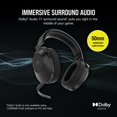 thumbnail image 4 of Auriculares para juegos Corsair HS65 inalámbricos con Bluetooth - Carbon, 4 of 8