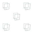 thumbnail image 1 of Matsuzay Organizador de platos que ahorra espacio estante de cocina duradero y práctico estante esencial para el hogar organizador de platos Type2 NO2, 1 of 6