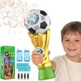 thumbnail image 1 of Varita de burbujas Hugeway con diseño de trofeo del Mundial de fútbol y luces, 1 of 7