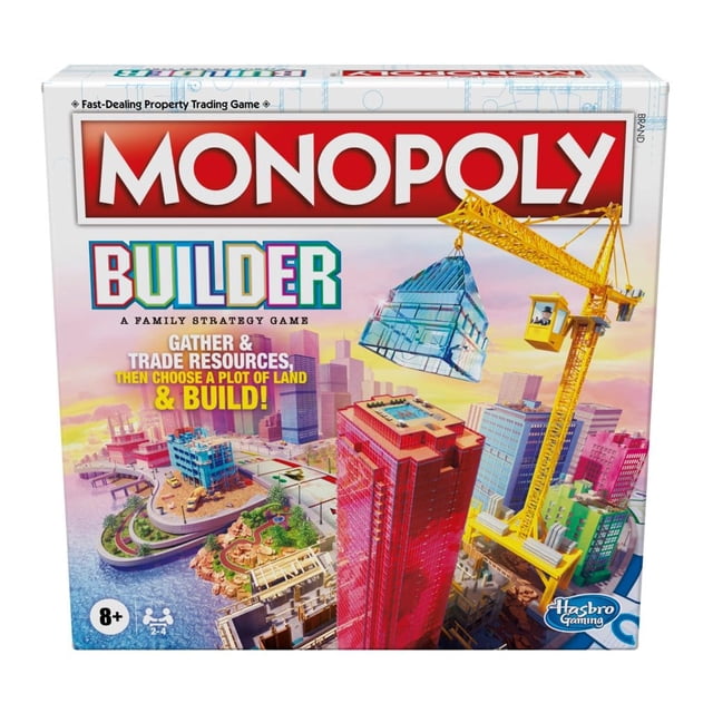 Juego de mesa Monopoly Builder Strategy Family Children 8+
