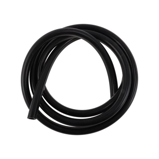 Manguera de tubo de vacío Unique Bargains Línea de vacío automotriz Negra 10 pies 16 mm ID 0.12" Grosor 1 pieza 130 PSI Presión máxima