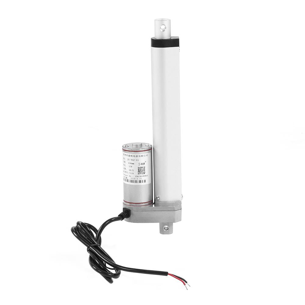 Brrnoo Linear Actuator Electric Motor,12V Force 750N Stroke 150700mm