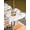Orange Blue Beige, variant on Outdoor Tablecloth with Umbrella Hole and Zipper, Orange Blue Pumpkins Fall Rectangle Table Cloth 54x80 Inch Waterproof Tablecloth, Coastal Starfish Eucalyptus Leaves Picnic Table Cover for Patio