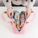 thumbnail image 2 of Bolsas de almuerzo con doble compartimento aislado para mujer, bolsa de mano aislada para hombre, peso ligero y lonchera portátil para la escuela, picnic, camping, viajes (rosa), 2 of 5