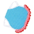 thumbnail image 2 of Chicken Vest, Chicken Saddle Apron Chicken Back Apron  For Make The Feathers Grow Better For Look More Beautiful Blue Grid, 2 of 8