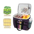 thumbnail image 2 of FORMRS Insulated Cooler Bag 24 Cans Capacity Soft Leakproof Lunch Box with Side Pockets, Colorful UFO, 2 of 7