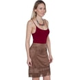 thumbnail image 3 of Scully Western Skirt Womens Honey Creek Knee-Length L Chocolate HC252, 3 of 3