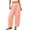 Orange, variant on vigerkar Casual Wide Leg Plaid Barrel Pants for Women Drawstring Low Waist Palazzo Harem Trousers with Pockets (Purple, XL)