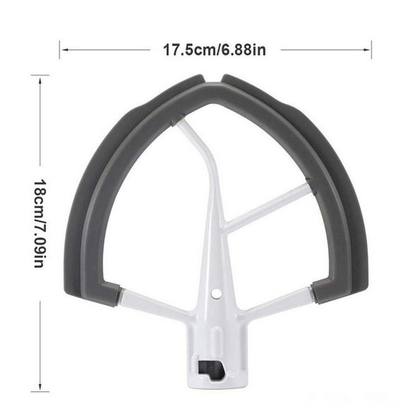 Maoww Beater Flex Edge Mixer Flat Attachments Accessories Kitchen Replacement for KitchenAid 6-Quart