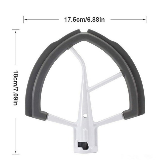 Beater Flex Edge Mixer Flat Attachments Accessories Kitchen Replacement 6-Quart Flat mixer for KitchenAid 6-Quart