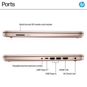 HP - 14 Laptop - Intel Processor N150 - 4GB Memory - 128GB UFS - Pale Rose Gold