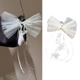 thumbnail image 2 of Fashionable Dance Accessory Charm With Glittering Pearls And Ribbon Artistic Ballet Shoe Pendant For Purse Decors, 2 of 9
