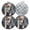 Black1299, variant on 4 PCS Pot Holders for Kitchen,Potholders Sets with Hook for Oven,Cooking,Baking,Vibrant Colorful Fruits And Wine Bottles