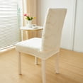 thumbnail image 7 of Universal Stretch Chair Cover - Washable Fabric Dining Chair Protector, Spill-Resistant Office Chair Cover, One-Piece Decorative Fit, Beige, Ccwuwei, 7 of 7