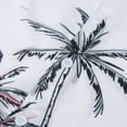thumbnail image 4 of LALAMELON Men's Hawaiian Shirt Button Down Tropical Holiday Beach Shirts Casual Short Sleeve Tops, 4 of 6