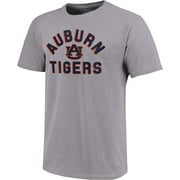 NCAA Auburn Tigers Unisex Short Sleeve T-Shirt - Retro Stack, Sports Grey, Medium