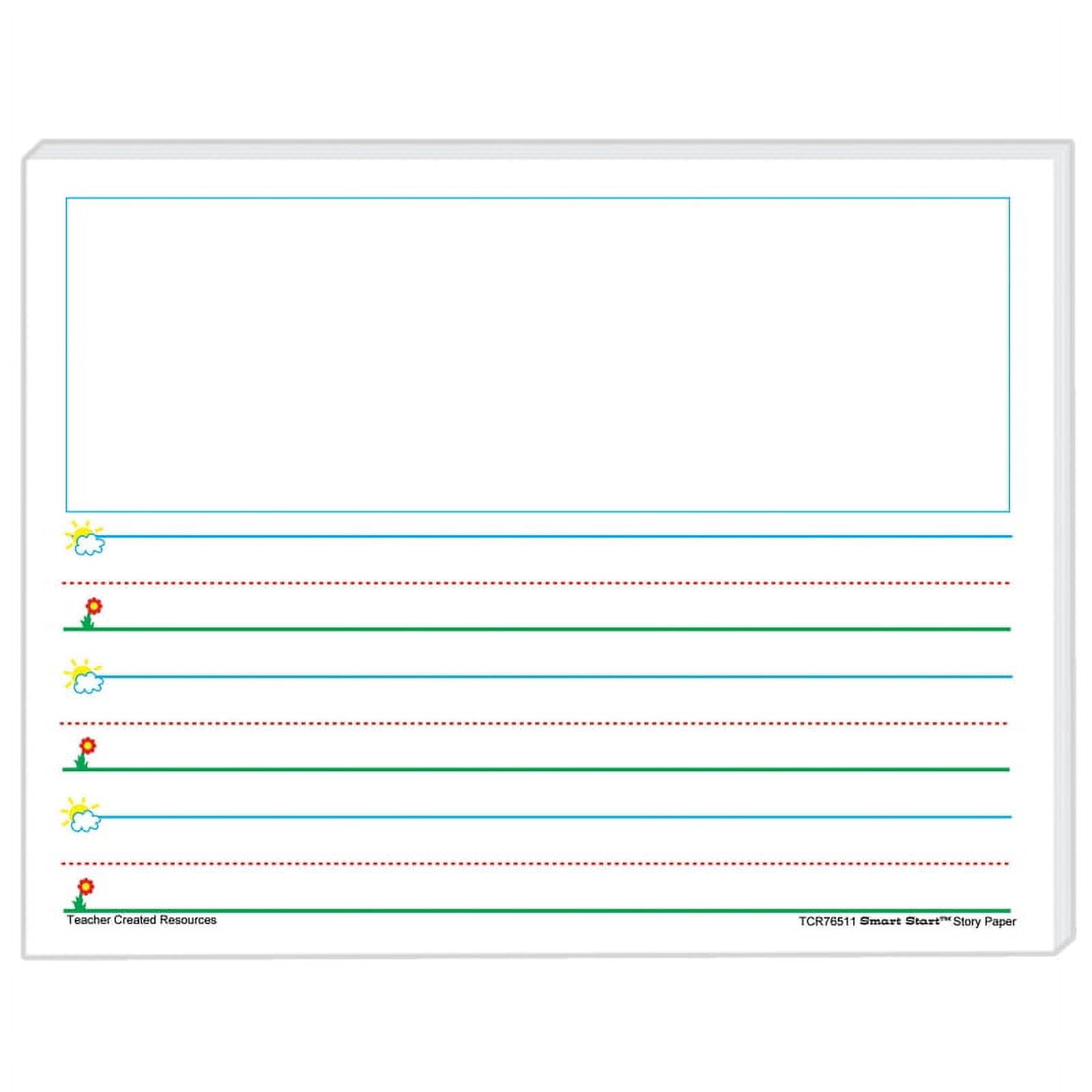 TEACHER CREATED RESOURCES (2 PK) SMART START K-1 STORY PAPER