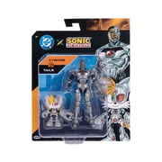 Sonic x DC Action Figure Multipack - 2.5 inch Tails & 5 inch Cyborg