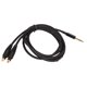 thumbnail image 1 of Cable de Repuesto para Auriculares ANGGREK 35 mm Trenzado con Enchufe Chapado en Oro 39 Pies, 1 of 8