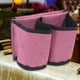 thumbnail image 4 of Portavasos De Viaje Para Equipaje Bolsa de equipaje para bebidas Oxford transpirable 2 tazas Accesorios para viajeros (rosa) Tmvgtek Para Estrenar, 4 of 7