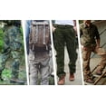 thumbnail image 3 of TRGPSG Men's Camo Cargo Pants with 8 Pockets Relaxed Fit Camo Pants(No Belt) 40x33, 3 of 7