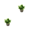 thumbnail image 1 of kurtrusly Realistic Artificial Succulent Low Maintenance Elegant Easy To Clean Artificial Money Tree In Pot new blue babysbreath 2Set, 1 of 6