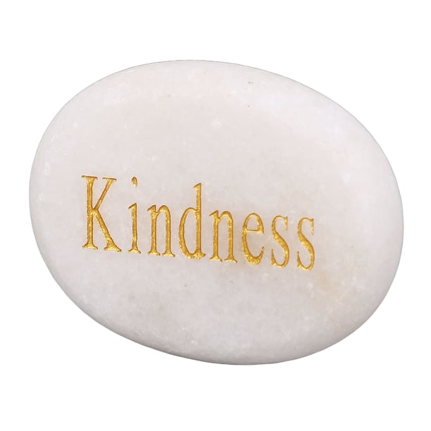 Piedra De Mármol Inspirador Grabada, Elegante Aliento Presente Amulets Para Amigos De Oración Y Decoración Religiosa Del Hogar Religioso