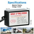thumbnail image 4 of Mistaha Car Horn Sound Effect Controller with Remote - Customize 8 Sound Effects, Adjustable Volume, High-Quality Build - Easy Installation, 12-24V - Battery Included for Remote, 4 of 5