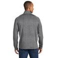 thumbnail image 2 of Sport-Tek ST850 Sport-Wick Stretch 1/2-Zip Pullover, Charcoal Grey Heather, M, 2 of 2