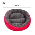 thumbnail image 6 of Hevirgo Cozy Pet Dog Bed Winter Warm Kennel with PP Cotton Filling Round Shape Dog Sleeping Bed for Cats Small Large Dogs, 6 of 8