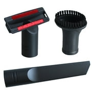 3Pcs Dust Brush Crevice Tool Cleaning Kit Upholstery Cleaner For Shark Vacuum Attachments,35mm