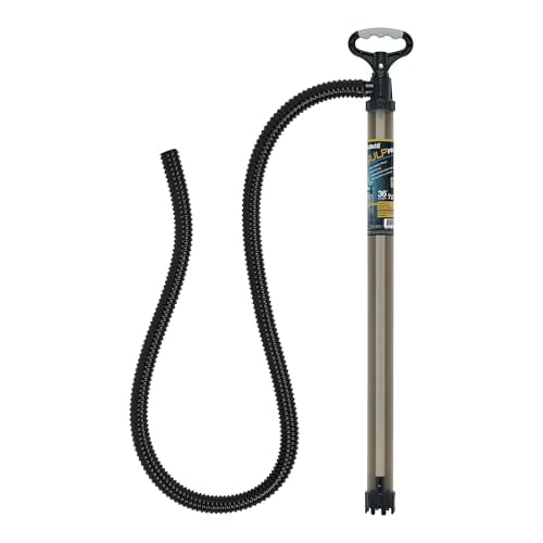 Underhill Big Gulp Pro Siphon Suction Water Pump 36 Inch Length with 72 Inch Outlet Hose, For Fluid Transfer, Water Removal, A-G3672CK