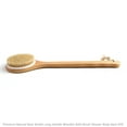 thumbnail image 5 of 2-DAY Premium Natural Boar Bristle Long Handle Wooden Bath Brush Shower Body Back SPA, 5 of 5