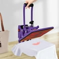 thumbnail image 2 of 11.8*9 inches, 700W Heat Press Machine for DIY T Shirts, T Shirt Press Machine 0-400℃/0-752°F, 2 of 24