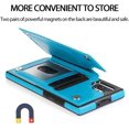 thumbnail image 6 of Design for Samsung Galaxy Note 10 Plus/10+ Wallet Case,PU Leather Phone Cases with Screen Protector Card Holder,Stand Shockproof Flip Protective Cover for Women Men Girls 6.8 inch Blue, 6 of 11