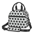 thumbnail image 1 of Balery Soccer Bolsa de Almuerzo Impresa, Caja de Almuerzo Reutilizable, Bolsa Térmica Aislada para Almuerzo, Bolsa Antiderrames, 1 of 7