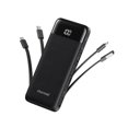 thumbnail image 1 of Portable Charger with Built in Cables, Portable Charger with Cords Wires Slim 10000mAh Travel Essentials Battery Pack 6 Outputs 3A High Speed Power Bank for iPhone Samsung Pixel LG Moto iPad, 1 of 5