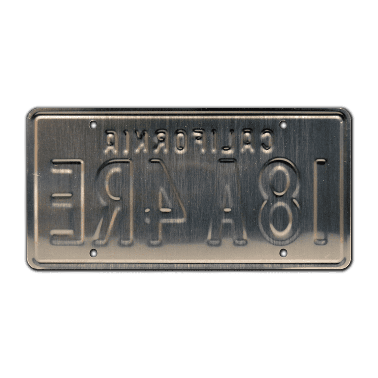 90210 | Steve's Corvette | I8A 4RE | Metal Stamped Replica Prop