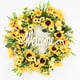 thumbnail image 2 of Hola girasol guirnalda decoración de puerta ins decoración nórdica de flores de sol hola decoración colgante 45cm ANGGREK  Otros, 2 of 8
