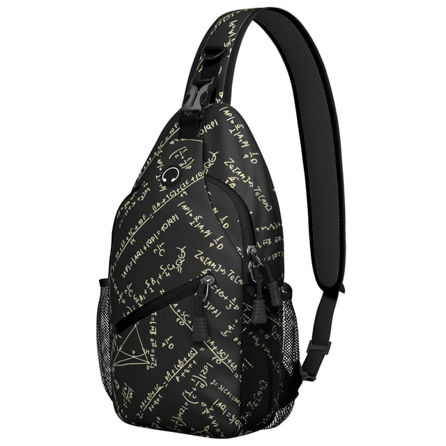 Laboratory Science Lover Educational Gifts Multipurpose Crossbody Sling Backpack for Men Women