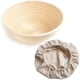 thumbnail image 1 of Cesta de fermentación con forro de lino Cuenco para pan Molde para pan Cesta de fermentación, redonda para pan con un peso de masa de hasta 0,9 kg, Ø 25 cm, 1 of 7