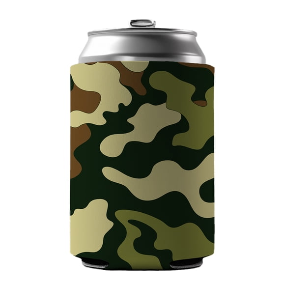 Camouflage Pattern Drink Beer Soda Insulated Sleeve Holder Can Cooler Hugger